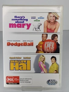 There's Something About Mary / Dodgeball / Shallow Hal DVD 2009 Ben Stiller Jack - Picture 1 of 2