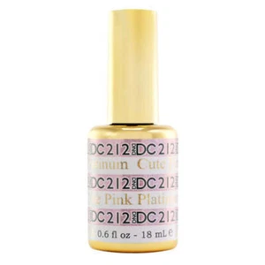 DND DC Platinum Glitter Gel Polish #212 - Cute Pink - Picture 1 of 1