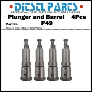 4x Pump Element P49 Plunger & Barrel 134101-6420 for MITSUBISHI 8DC8 8DC9 8DC10 - Picture 1 of 7