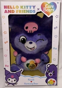 Hello Kitty and Friends Care Bears Plush 10” Kuromi Harmony Bear NWT - Picture 1 of 2