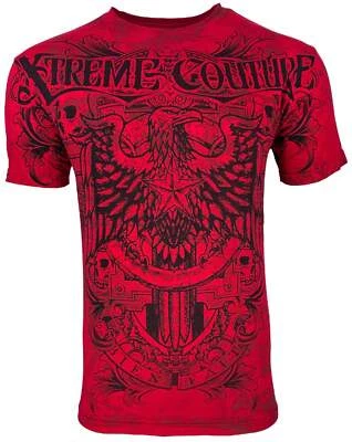 Camiseta masculina Xtreme Couture by Affliction patrono motociclista Y2K P-5XL - Imagem 1 de 4