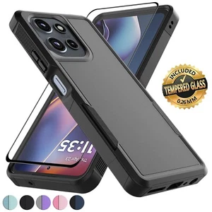 Coque téléphone robuste + protection écran pour Motorola Moto G 5G 2025 2024 2023 - Photo 1 sur 58