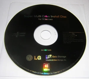 LG Super Multi Drive CyberLink Manuelle Software Installation CD-ROM Windows (2013) - Bild 1 von 2