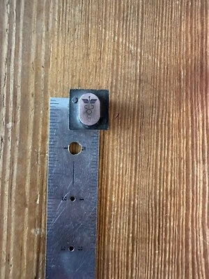 Vintage Wood/Copper Letterpress Printing Block -Caduceus -Medical- Doctor - Image 1 of 3