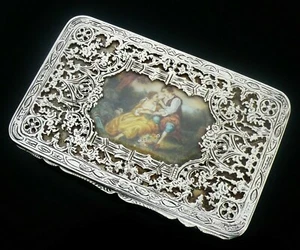 Quality Austro Hungarian Antique Silver Box, Pest c.1900 - Picture 1 of 11