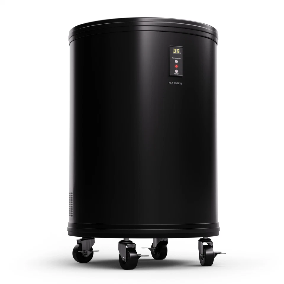 Enfriador de bebidas eléctrico refrigerador de botellas minibar 30 L camping móvil negro - Imagen 1 de 4