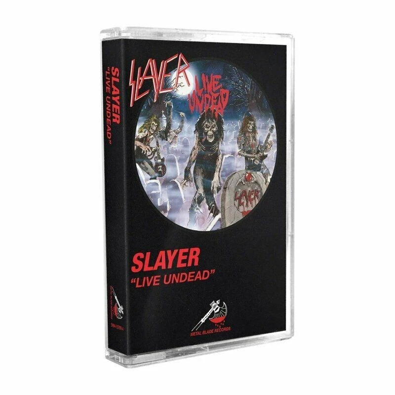 Slayer ‎– Live Undead - Cassette Tape - Thrash - Speed - Heavy Metal SEALED NEW Foto 1 de 1