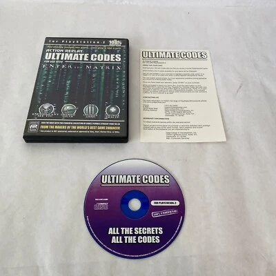 Action Replay Ultimate Codes For Use With Enter The Matrix (PS2, Codes) MINTY!! - Image 1 of 4