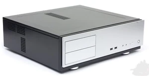 Antec NSK2480 MicroATX Desktop Silver / Black Chassis - Picture 1 of 3