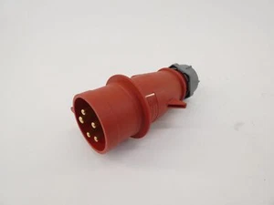 Mennekes IP44 Typ 4 Red Power Lock Connector Plug 32A 200 240 346 415V - Picture 1 of 5