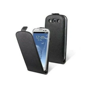 Case Cover Genuine Leather Moxie Eco Friendly Samsung Galaxy S3 I9300 Black - Picture 1 of 1