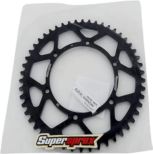 Roda dentada traseira de aço Supersprox Racing 520 50T preta #RFE-460-50-BLK - Imagem 1 de 1