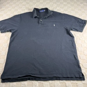 Polo Ralph Lauren Men's 2XLT Polo Shirt Black - Picture 1 of 9