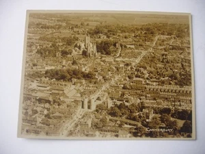 Aerial real photograph of Canterbury - Picture 1 of 2