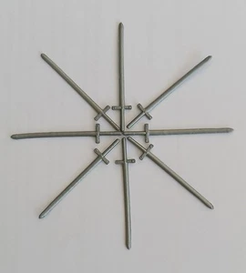 x 8 Original Timpo plastic medieval Crusader Helm knights Great swords 60/70's - Picture 1 of 2