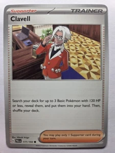 Clavell 177/193 PAL SV02: Paldea Evolved Common Normal NM Pokemon Tcg - Picture 1 of 2