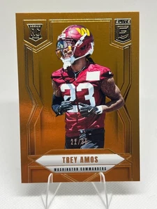 2025 Panini Donruss Elite Trey Amos #165 Bronze base 22/35 - Picture 1 of 2
