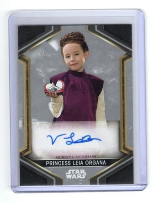 Star Wars Obi-Wan Kenobi Autograph A-VLB Vivien Lyra Blair as Leia Organa #08/25 - Image 1 of 4