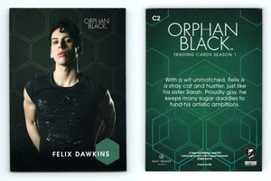 Felix Dawkins #C2 Orphan Black Season 1 Cryptozoic 2016 Character Bios Card - Picture 1 of 1