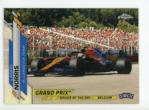 Topps 2020 cromo Fórmula 1 166 Lando Norris RC refractor conductor del día - Imagen 1 de 2