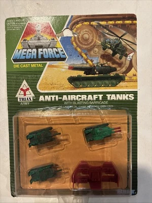 Kenner Mega Force Triax Army 1989 tanques antiaéreos nuevo en paquete Foto 1 de 4