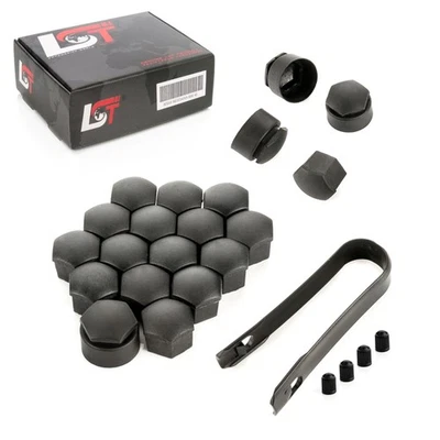 Juego de 20 tuercas de rueda antirrobo 17 mm negro para ALFA ROMEO Foto 1 de 4