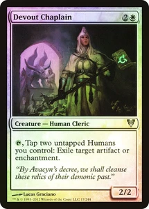 MTG FOIL Devout Chaplain - Avacyn Restored - Bild 1 von 1