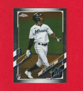 2021 Topps Chrome--Jazz Chisholm #144 (RC) Base - Picture 1 of 2