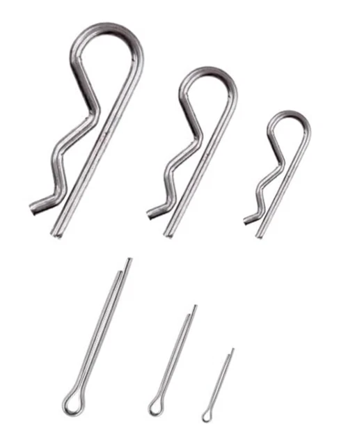 COPIGLIE IN ACCIAIO INOX VARI DIAMETRI E LUNGHEZZE COPPIGLIA SICUREZZA CARDANI - Immagine 1 di 4