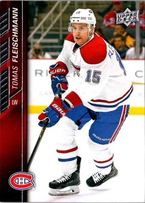 2015 Upper Deck Tomas Fleischmann #354 Montreal Canadiens Hockey Card - Image 1 of 2