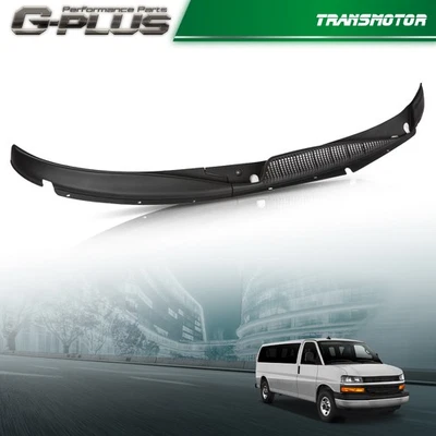 Ajuste para 96-17 Chevy GMC Express lado esquerdo direito limpador de para-brisa tampa de ventilação capô - Imagem 1 de 4