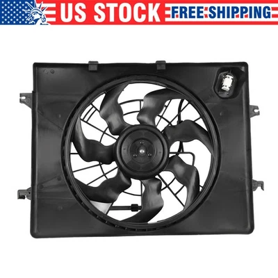 Genuine Engine Radiator Cooling Fan Assembly Fit Hyundai Sonata 2.4L 2011-2013 Foto 1 de 4