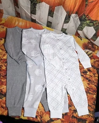 0-3 month UNISEX Feetless Sleepers (Lot of 3) - Image 1 of 3