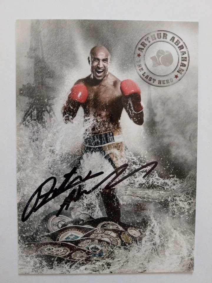 Arthur Abraham Autogramm Signiert AK Boxen - Bild 1 von 1