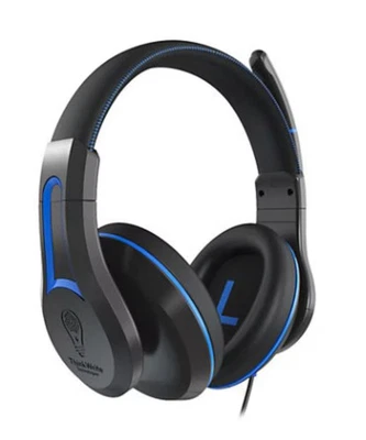 TWT Audio DURO TW220 Wired Headset USB Plug-Black/Blue New - Image 1 of 4