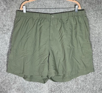 Columbia Sandy River Cargo Shorts Womens Size 2X Green Nylon Classic Fit Pockets - Image 1 of 4