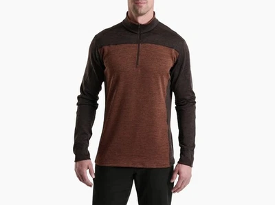 Kuhl Ryzer 1/4 Zip Men's Pullover in Rustic Brick - Brand New w/ Tags - Image 1 of 3