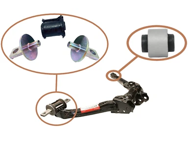 Kit de bujes de brazo trasero 52370-S5A-030+52364-S5A-004 para Honda Civic 2002 Foto 1 de 4