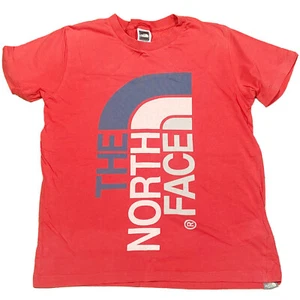The North Face Red Crew Neck Short Sleeve T Shirt Size Youth Junior Boys Large - Picture 1 of 11