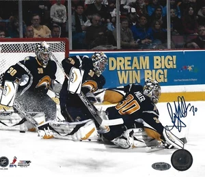 TOUGH RYAN MILLER SABRES AUTOGRAPHED 8 X 10 PHOTO !! - Picture 1 of 1
