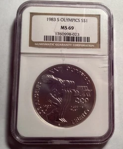 1983 S Olympics Liberty Dollar - Picture 1 of 2