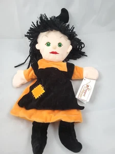 The Puppet Company Vintage Hexenpuppe Stoffpuppe schwer zu finden orange schwarz - Bild 1 von 4