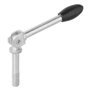Knebelschraube M12 59mm lang Knebel klappbar für Klemmhalter 48mm Stützrad - Bild 1 von 4