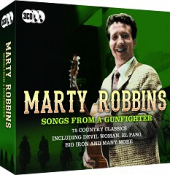 MARTY ROBBINS SONGS FROM A GUNFIGHTER 75 COUNTRY CLASSIC 3 CD BOX SET - Image 1 of 1