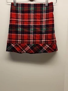 Vineyard Vines girls Wool tartan taffeta skirt -size S(7-8) Style 7R0331 - Picture 1 of 9
