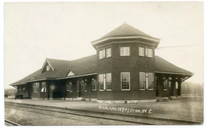 Foto de Henry Beach RPPC NY Richland Railroad Station Depot Oswego County - Imagen 1 de 2