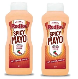 Frank's RedHot Piccante Mayo Pepe di Caienna 1L (Confezione da 2) - Foto 1 di 3