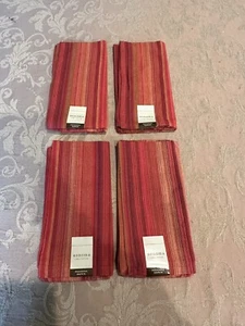 Neu mit Etikett Sonoma Pasadena bunt gestreift Baumwolle Servietten 4er Set 20x20 - Bild 1 von 6