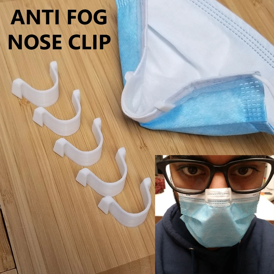 Anti-Fog Nose Clip for Face Mask White - Image 1 of 1