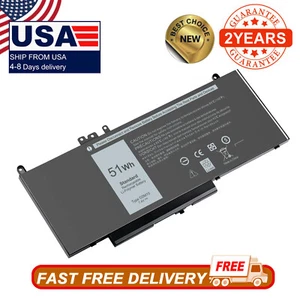 Battery For Dell Latitude E5450 E5550 Notebook 15.6" WYJC2 8V5GX G5M10 7.4V 51Wh - Picture 1 of 12